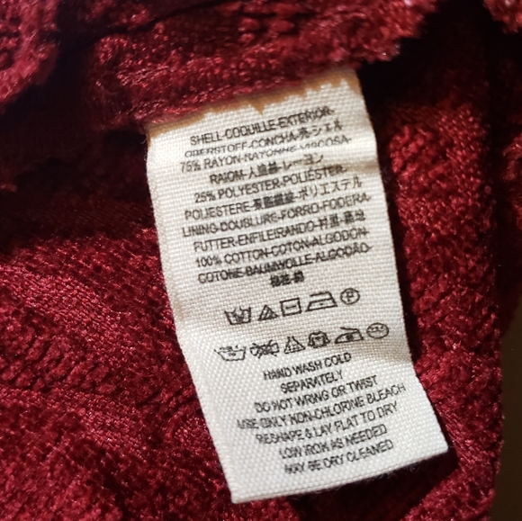 Free People Chenille Woven Cranberry Cheetah Skirt - Picture 11 of 13